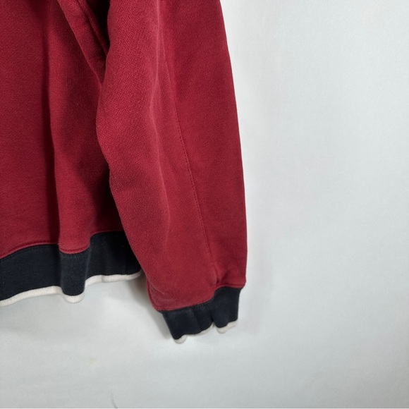 Nike Archive Half Zip Pullover Sweatshirt In Burgundy | Size Small - Picture 13 of 13